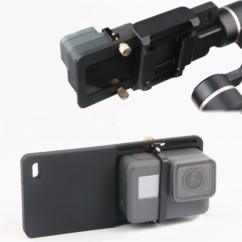 Адаптер для крепления камеры GoPro Hero 7 6 5 4 Yi 4K DJI Osmo 2 3 Gimbal ручной Zhiyun smooth мобильный