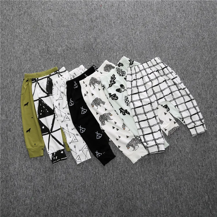 

INS Leggings / Baby pants / Geometric print / Harem pants