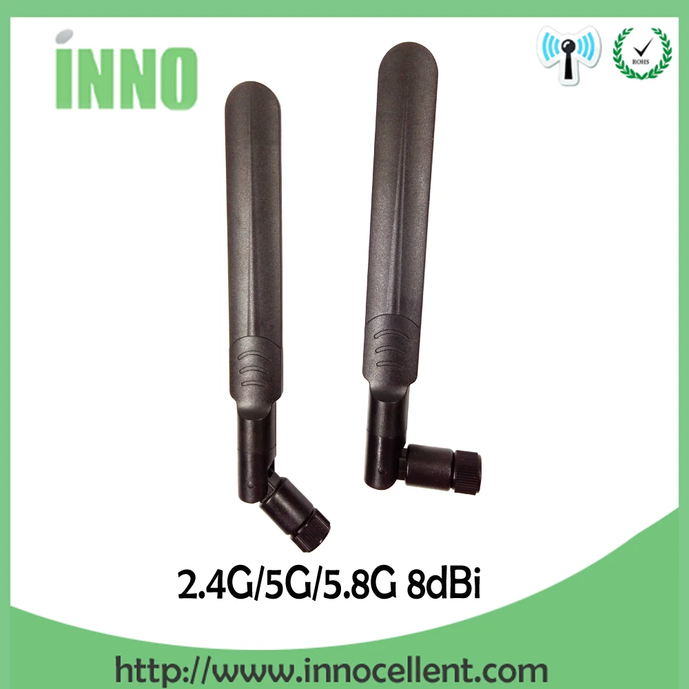 2.4g 5.8g 8dbi SMA Female Wlan Wifi Dual Band Antenna For Iot Module Router Tp Link Signal Receiver 1pcs