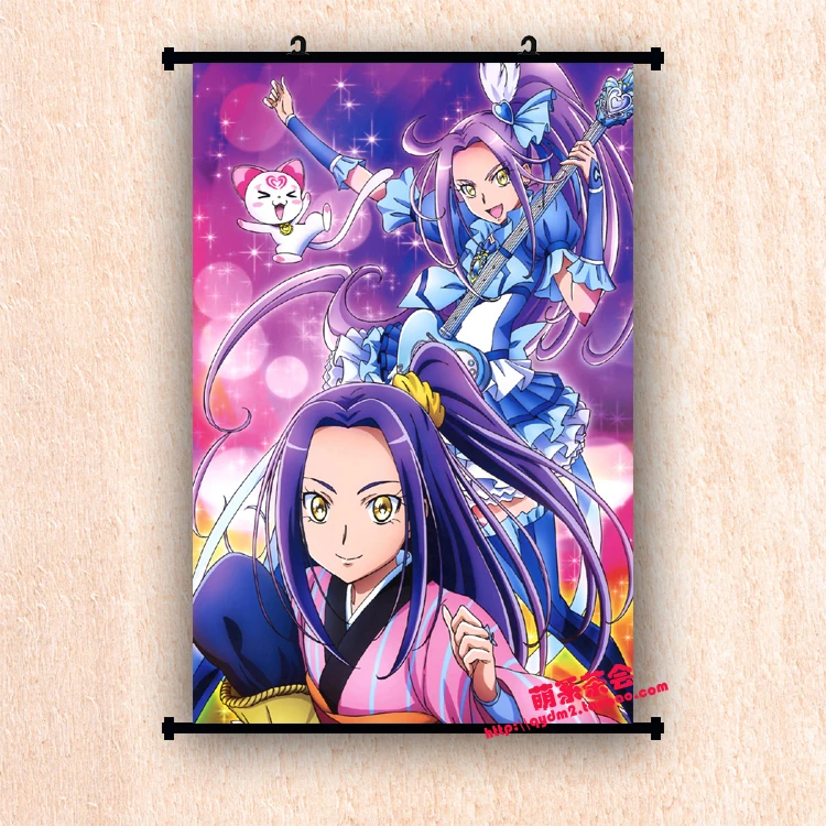 Аниме Pretty Cure Precure Minazuki Karen & молочная Роза Peach Aono Miki Pine домашний Декор настенный