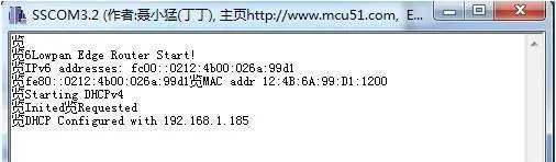 Для счетики IPv6 6lowpan Граничный маршрутизатор/шлюз 6 маршрутизатор (CC2530 Edition)