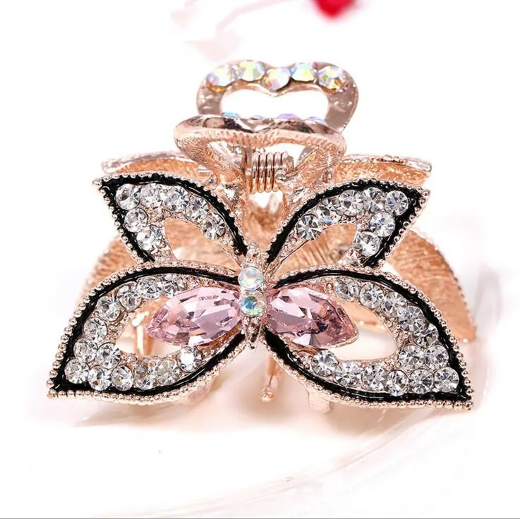 

1PC butterfly Crystal Rhinestone Hairpins Girls Barrettes Hair Clip Jewelry Women Hair Accessories