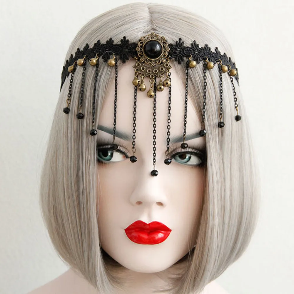 

Hair decoration hair band head dress headbands fashion indian boho beaded head piece women head chain hair jewelry 0506
