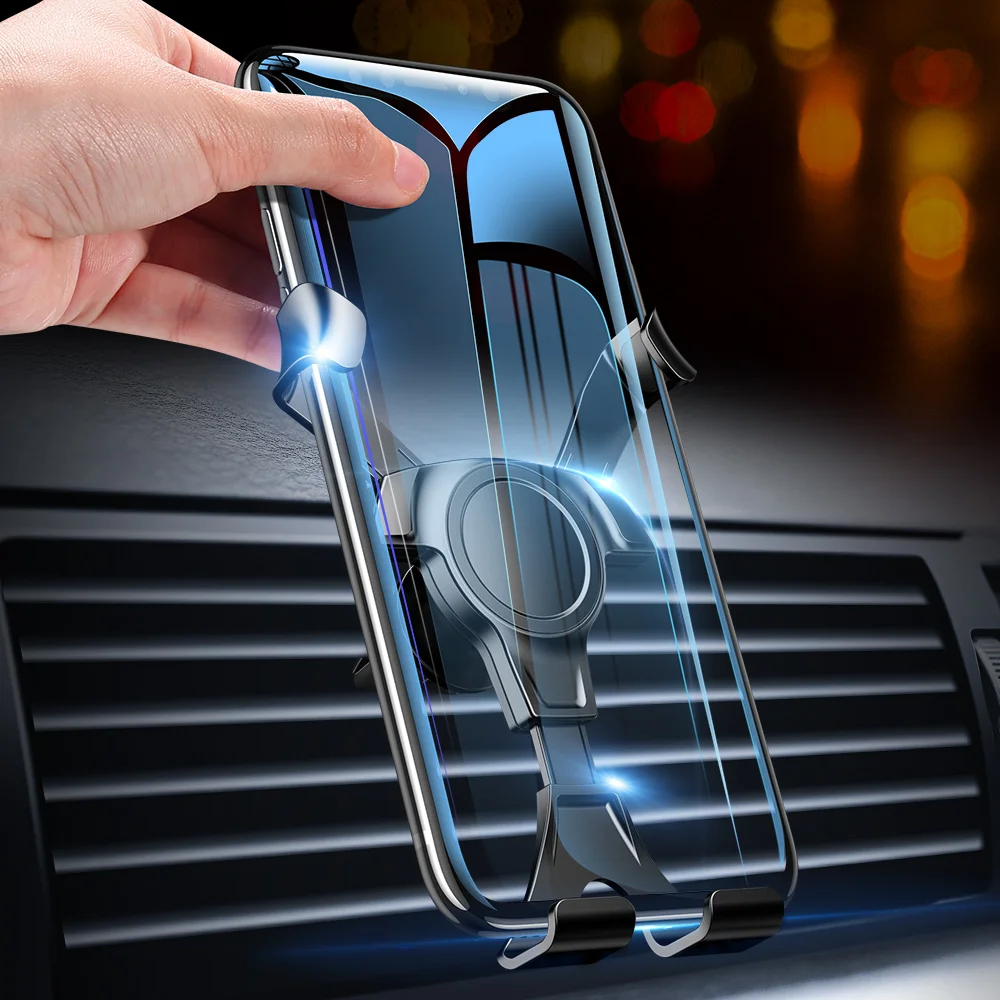 

New Mini Car Phone Holder For Phone In Car Mount Stand Mobile Phone Gravity Car Holder For iPhone X 7 Support Smartphone Voiture