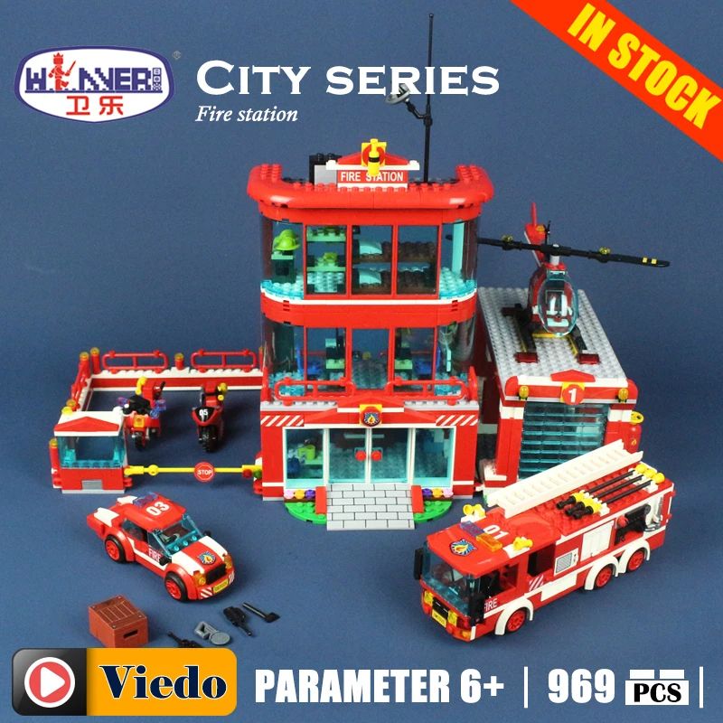 lego system fire station