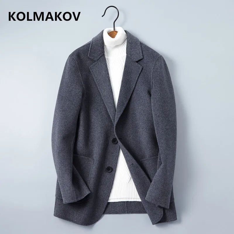New Double-faced Wool Men's Cashmere Jacket Smart Casual Wool Coats 2018 Men Short Woolen Jackets Top Designed Plus Size M-3XL New Double-faced Wool Men's Cashmere Jacket Smart Casual Wool Coats 2018 Men Short Woolen Jackets Top Designed Plus Size M-3XL