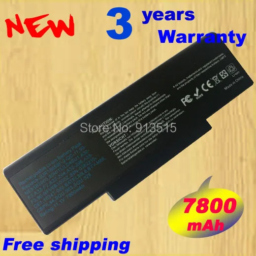 Аккумулятор 9 ячеек 7800 мАч для ноутбука ASUS A9 A9T A9Rt A9W A9R A9C A9Rp A32-F3 F2 F3 F3K F3U Z53 черный |