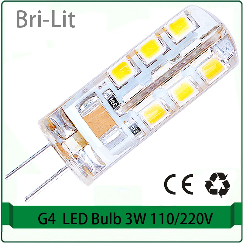 G4 светодиодные лампы светильник лампочки 3 Вт 5 12В база AC12V DC12V 110V 220V | Лампы и