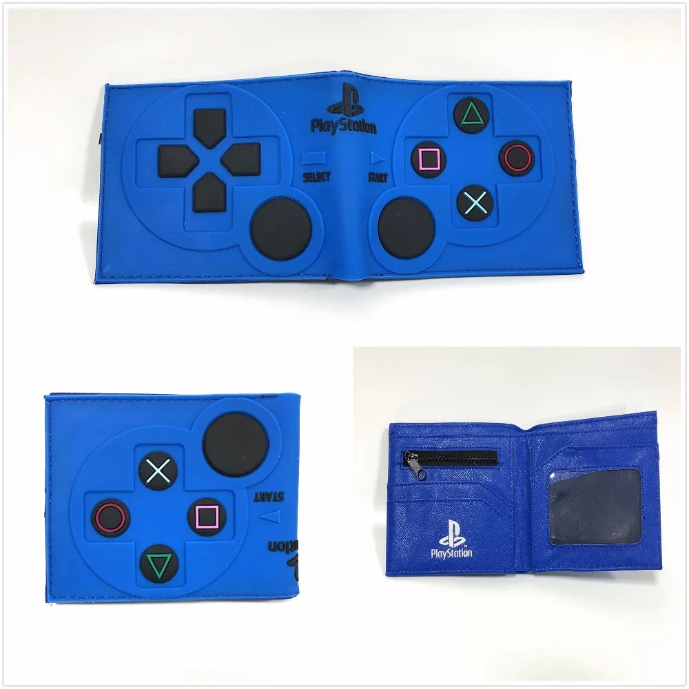 

Game PlayStation 4 Wallet Short PVC Purse Credit Card Holder 3D Touch W960Q
