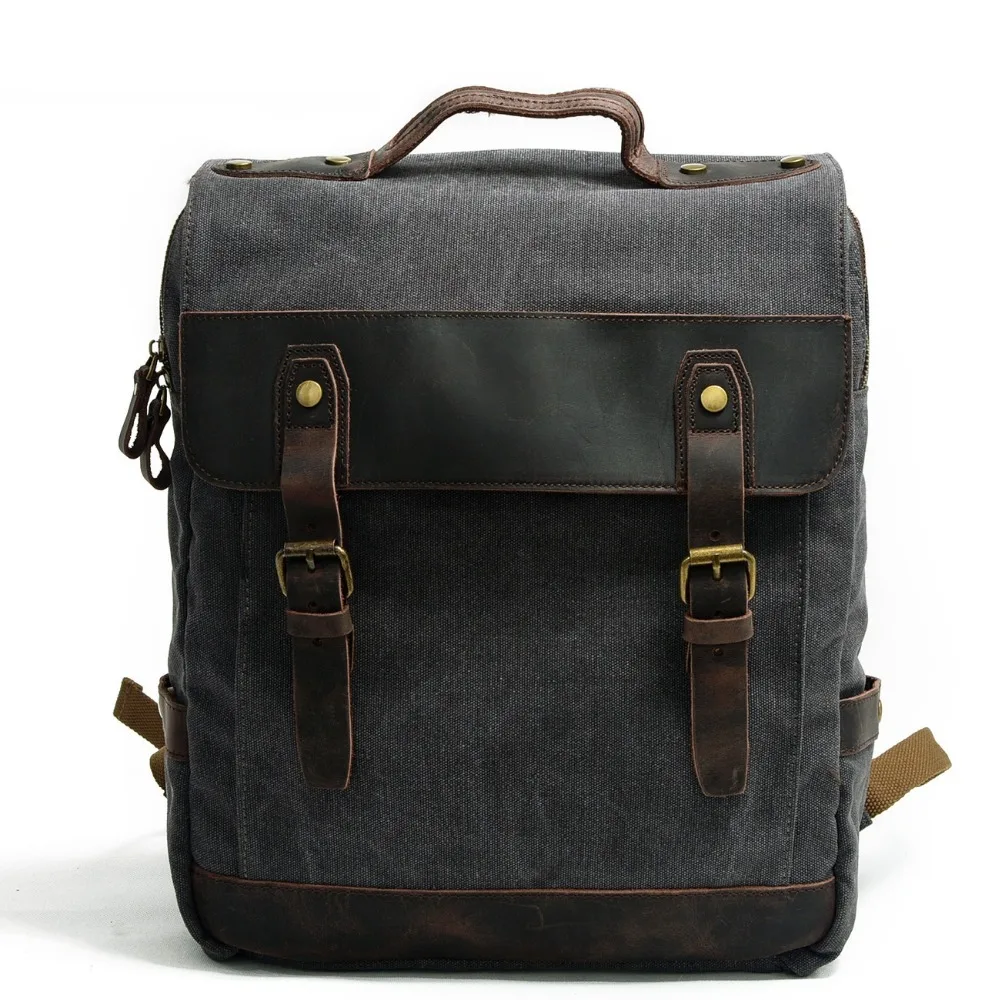 M040 2017 Men Canvas Leather Backpack College School Backpack Bags for Teenagers Vintage Mochila Casual Rucksack Travel Daypack цена M040 2017 Men Canvas Leather Backpack College School Backpack Bags for Teenagers Vintage Mochila Casual Rucksack Travel Daypack цены онлайн