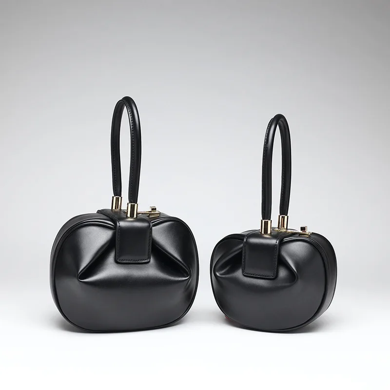 Женская сумка-мессенджер,, натуральная кожа, винтажная Высококачественная Сумочка, роскошные женские сумки через плечо, вечерние женские сумки - Цвет: Black