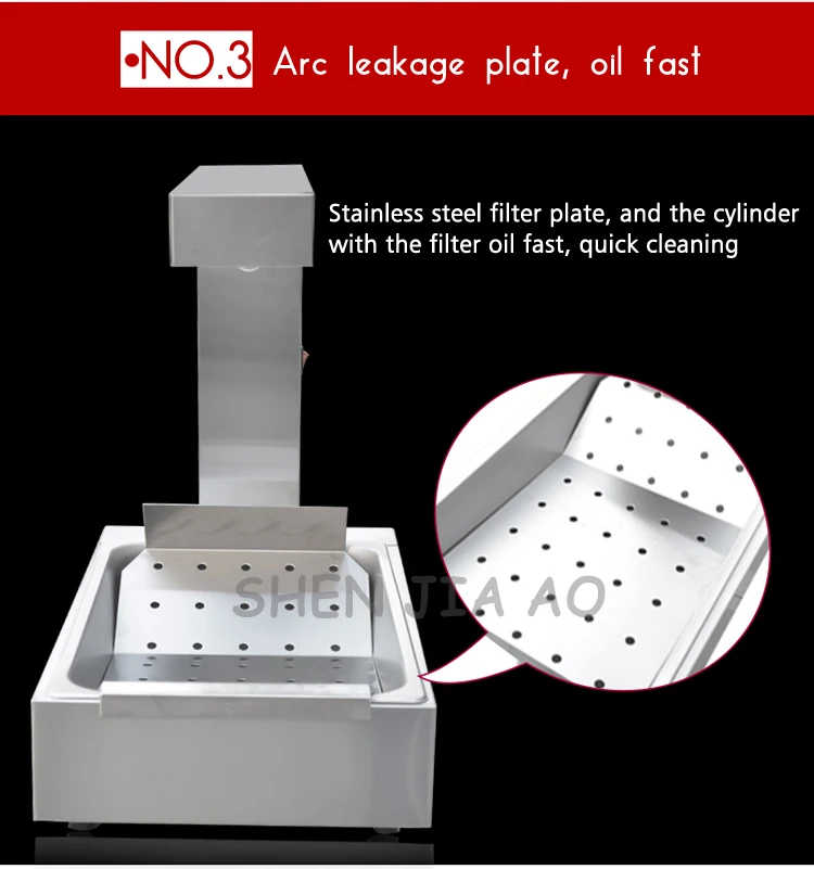 Настольная рабочая станция картофеля фри FY-620 из нержавеющей стали, теплоизолирующая сохранение прибор для нарезки фри 220 В 1 кВт 1 шт