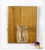 Цветочный горшок висит стену плантаторов контейнер DIY Home Decor - Цвет: drak wooden