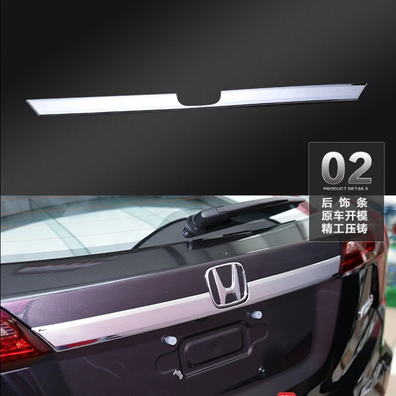 Для Honda HRV HR V Vezel 2014 2015 2016 ABS Chrome внешняя задняя дверь крышка багажника декоративные