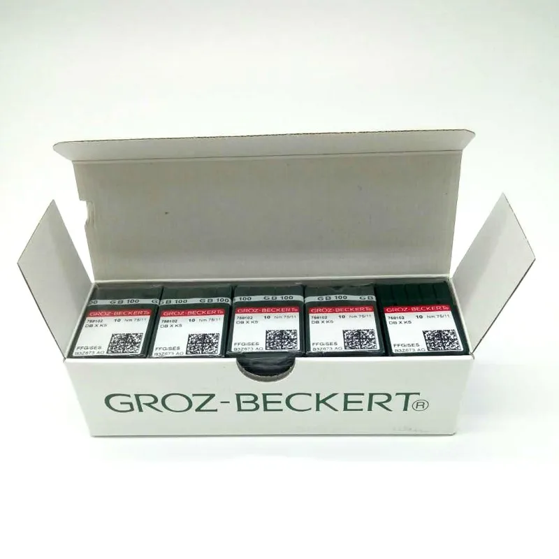 Горячая продажа высокого качества 500 шт GROZ BECKERT DBXK5 стиль нм 75/11 иглы происхождения