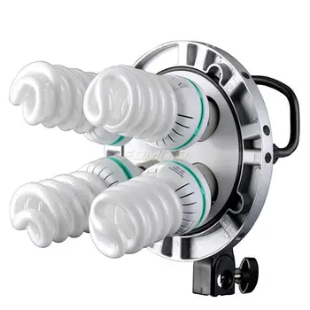 

Godox TL-4 4in1 E27 Socket Studio 4-in-1 Bulb Head Multi-Holder Tricolor Light Camera Photography Lighting TL-4