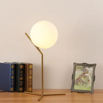 

Glass Bulb Desk Lamp Childre Study Table Lamp Room Warm Creative Personality Eye Protection Lamp Home Decoration Miniature
