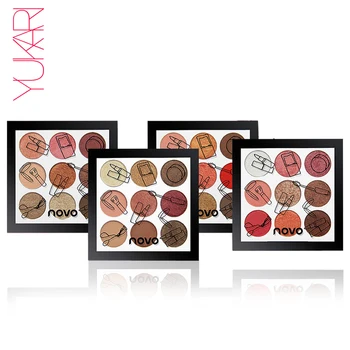 

YUKARI fashion 9color matte eyeshadow palette pearl natural glitter NUDE makeup earth color eye shadow Beauty party gift