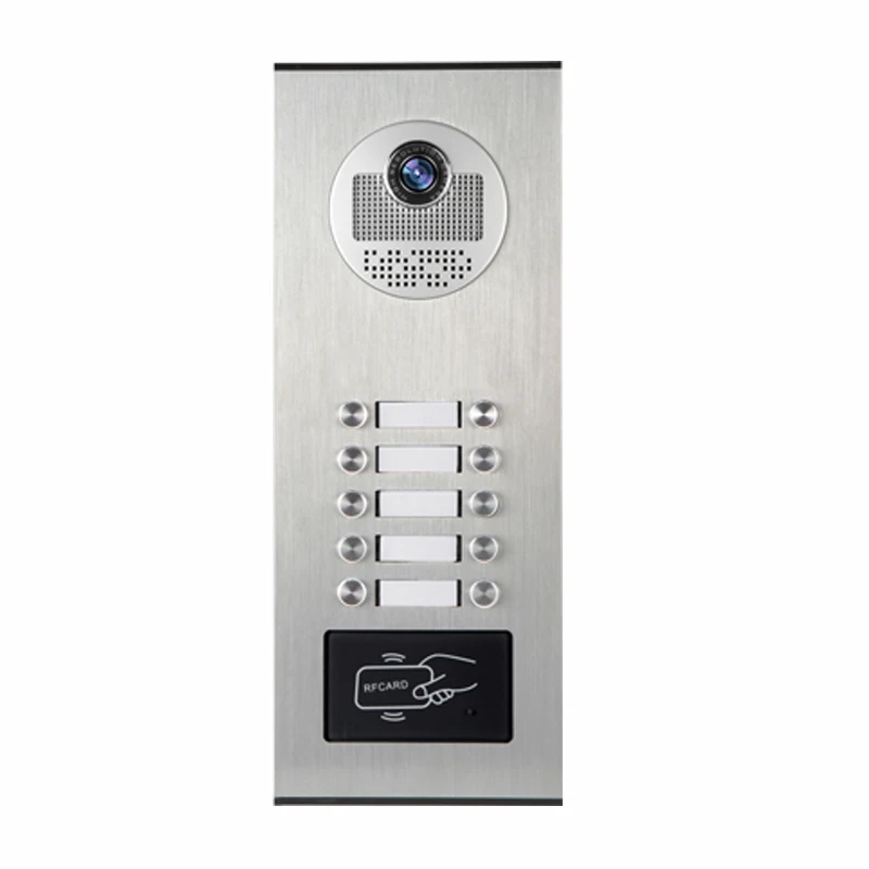 JERUAN Квартира 9 дюймов Touch ключ ЖК-дисплей видео дверь домофон Системы комплект HD RFID Доступа Камера для 10 домохозяйства