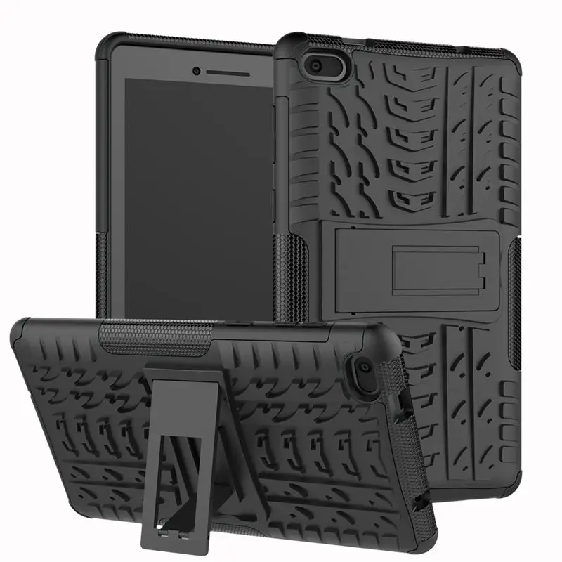 

Case For Lenovo Tab E7 TB-7104F TB-7104 7.0 inch Cover Heavy Duty 2 in 1 Hybrid Rugged Durable Funda Tablet Stand Shell Capa