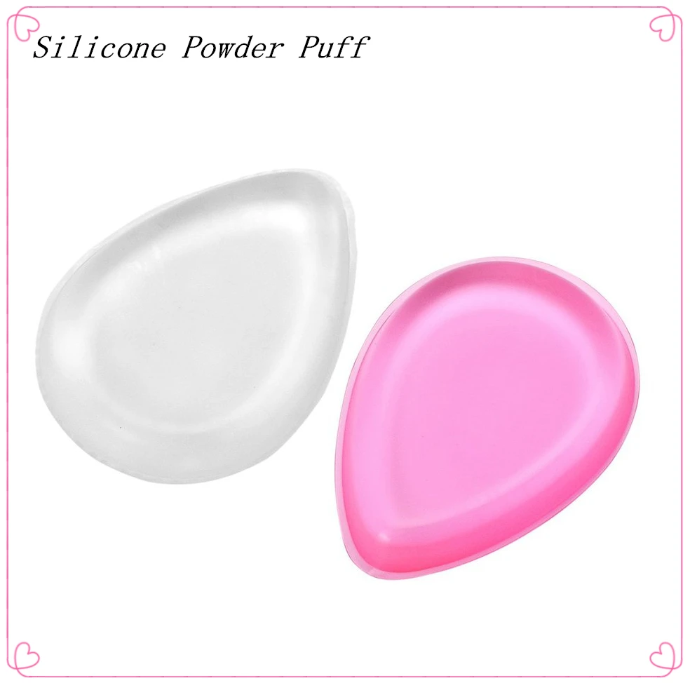 

Soft Silicone Powder Puff Water Drop Shaped Makeup Foundation Puff Liquid Powder Cosmetic Essentials for Women Summer