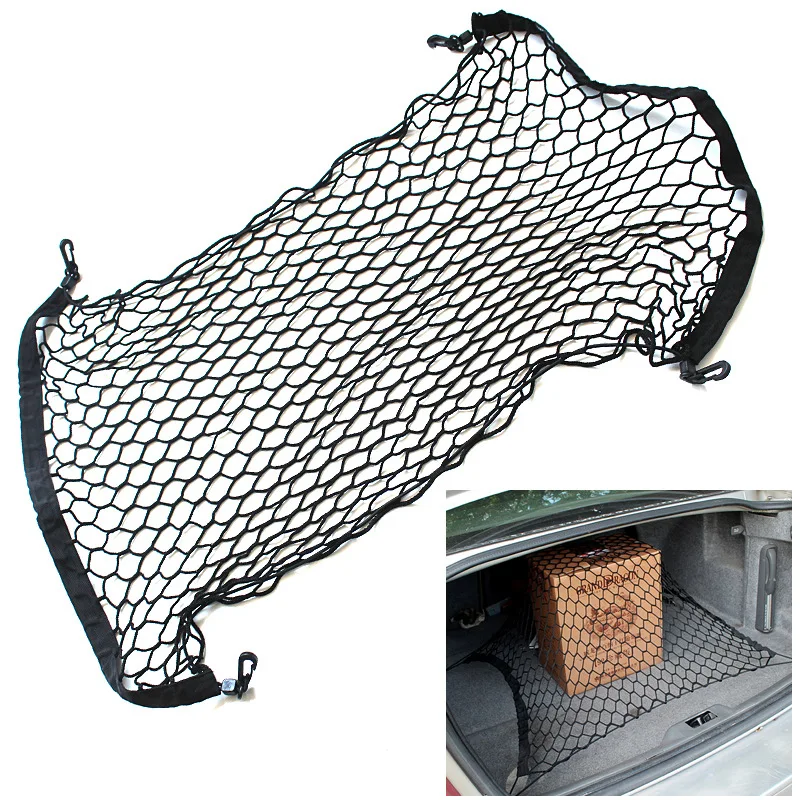 

For Volvo XC60 2018 2019 2020 Car Trunk Luggage Storage Cargo Organiser Nylon Elastic Mesh Net Styling Accessories