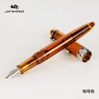JINHAO 992, все цвета, студенческая мода, средний и тонкий перьевая ручка, лучший подарок для подарка, школьные офисные принадлежности - Цвет: R