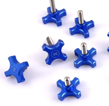 

6PCS/LOT . M6X10MM Diameter:32mm hand screw bolt stainless steel screw CNC machining bolt head