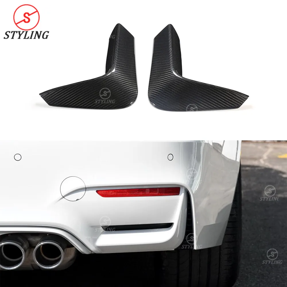 

Exterior Parts For BMW F80 M3 F82 F83 M4 Dry Carbon Rear Bumper Lip Upper Splitter Trim body Kit 2014 2015 2016 2017 2018 2019