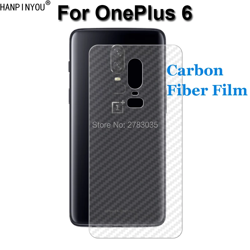 Для OnePlus 6 A6000 A6003 28 &quotпрочная защитная задняя 3D пленка из углеродного волокна с