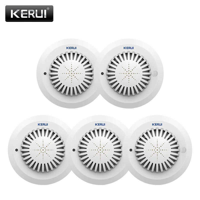 KERUI SD03 высокочувствительные голосовые подсказки низкий уровень заряда батареи напоминают пожарный детектор дыма/датчик связи с Kerui домашней сигнализации