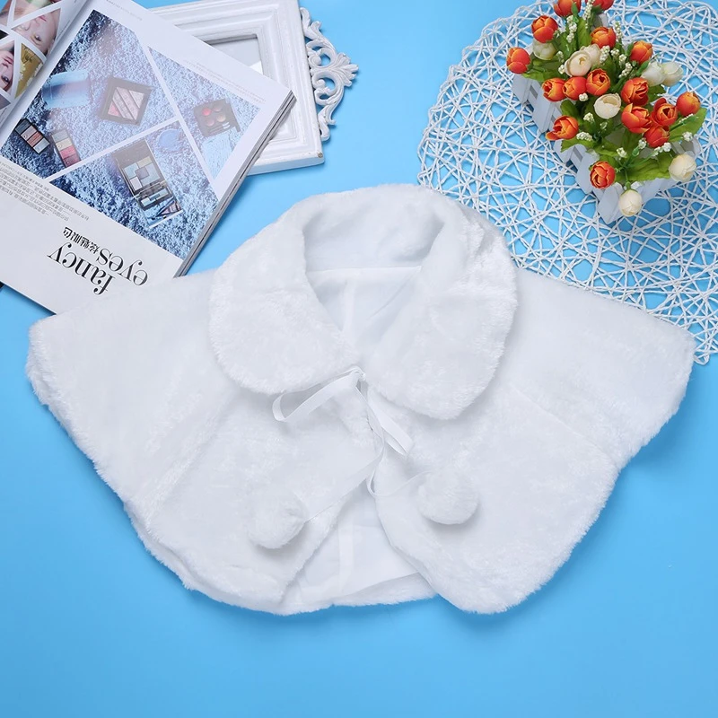 baby faux fur bolero