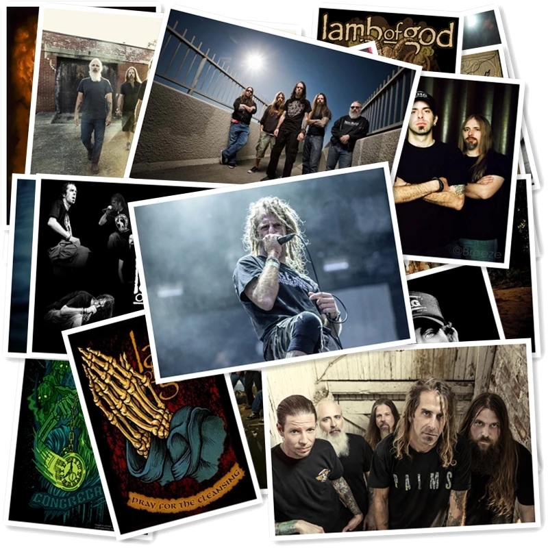 D1-5# Lamb of God Rock Festival Классическая серия наклеек 20/шт ПВХ художественная коллекция Граффити стикер s