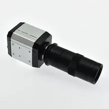 HD промышленности микроскоп Камера 2.0MP 1080 P 30FPS VGA USB Выходы BNC+ 8X-130X Регулируемая Увеличение 25 мм зум C-Крепление объектива