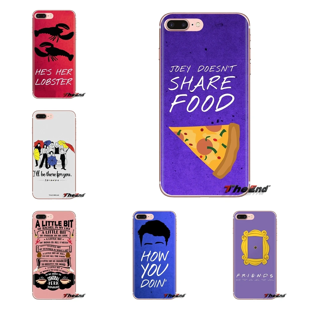 

Friends TV Show Collage quote TPU Transparent Bag Case For Samsung Galaxy J1 J2 J3 J4 J5 J6 J7 J8 Plus 2018 Prime 2015 2016 2017