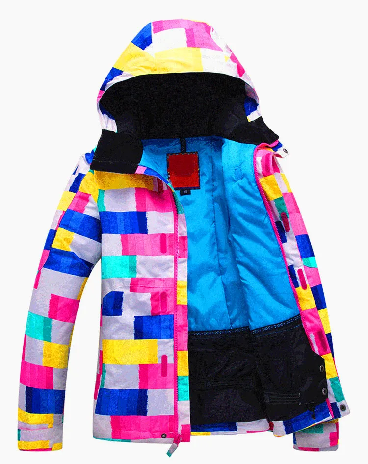 Новое поступление Женская зимняя Лыжная куртка теплая водонепроницаемая дышащая Лыжная сноуборд для кемпинга походная одежда куртка с капюшоном