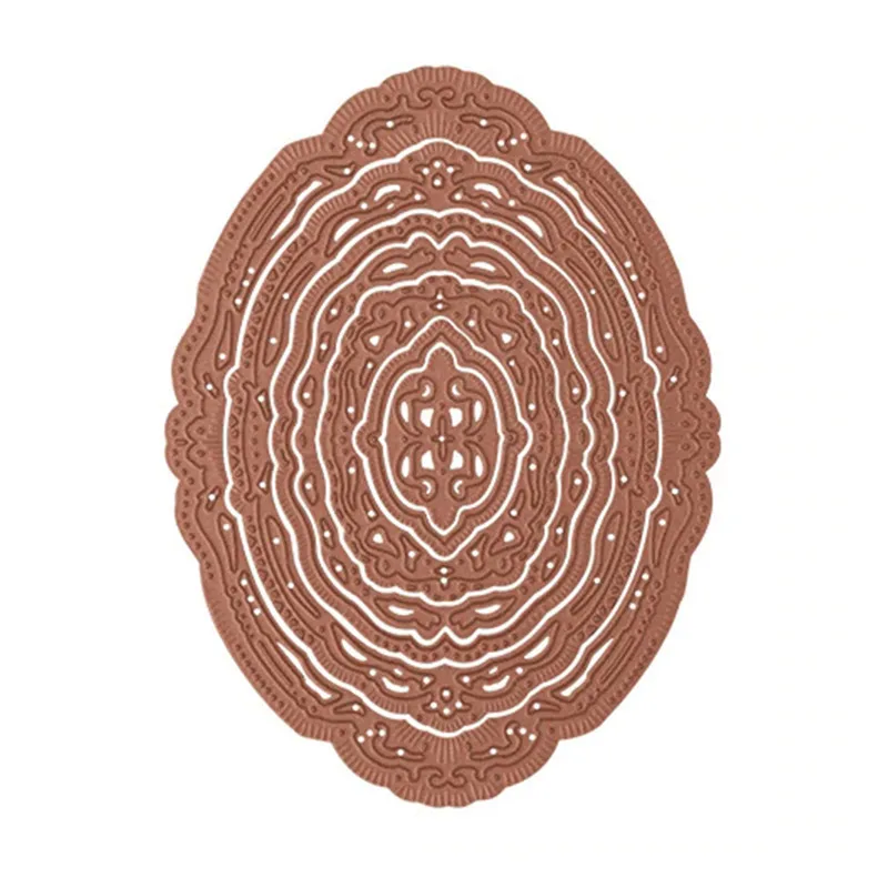 

Estel Oval Garland 2019 New METAL CUTTING DIES Cut DIY Scrapbook PAPER CRAFT card album embossing stencils template punch