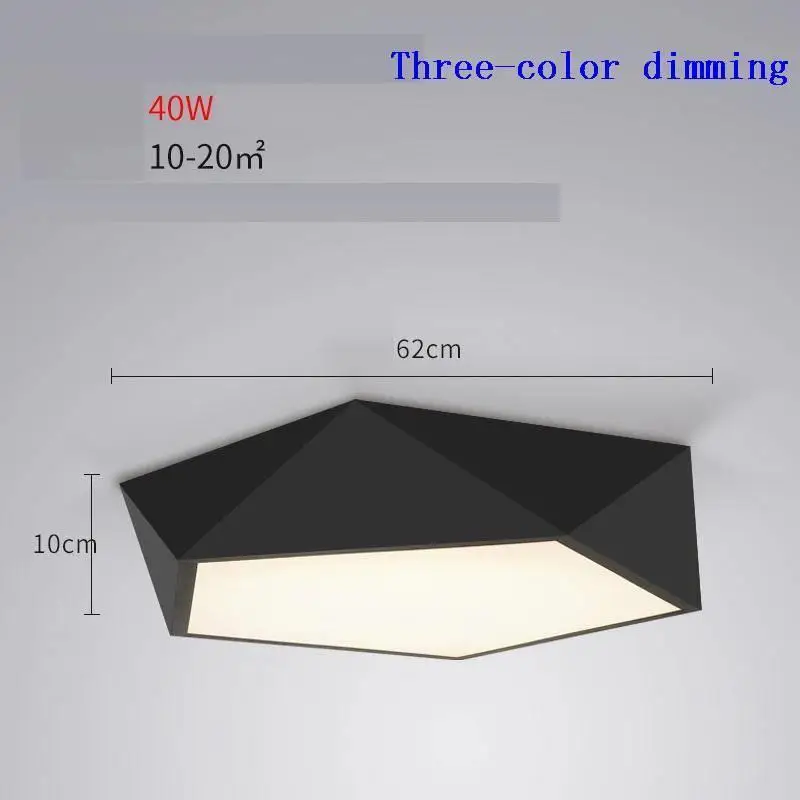 Moderna Lampen современный светильник Sufitowe плафон блеск De Led светильник светильники черный потолочный светильник - Цвет корпуса: Version C
