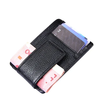 

Fashion RFID Blocking Men Wallet Genuine Cow Leather Pocket Brand Trifold Design Women Men Purse Male Card ID Holder Bag