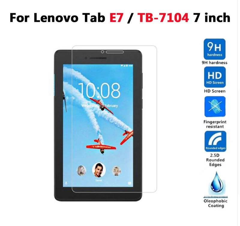 Free Screen Protector Glass+Case For Lenovo Tab E7 / E8 / E10 / M10 PU Leather Smart Magnetic Cover TB/X104F/7104F/8304F/X605F - Цвет: Tab E7