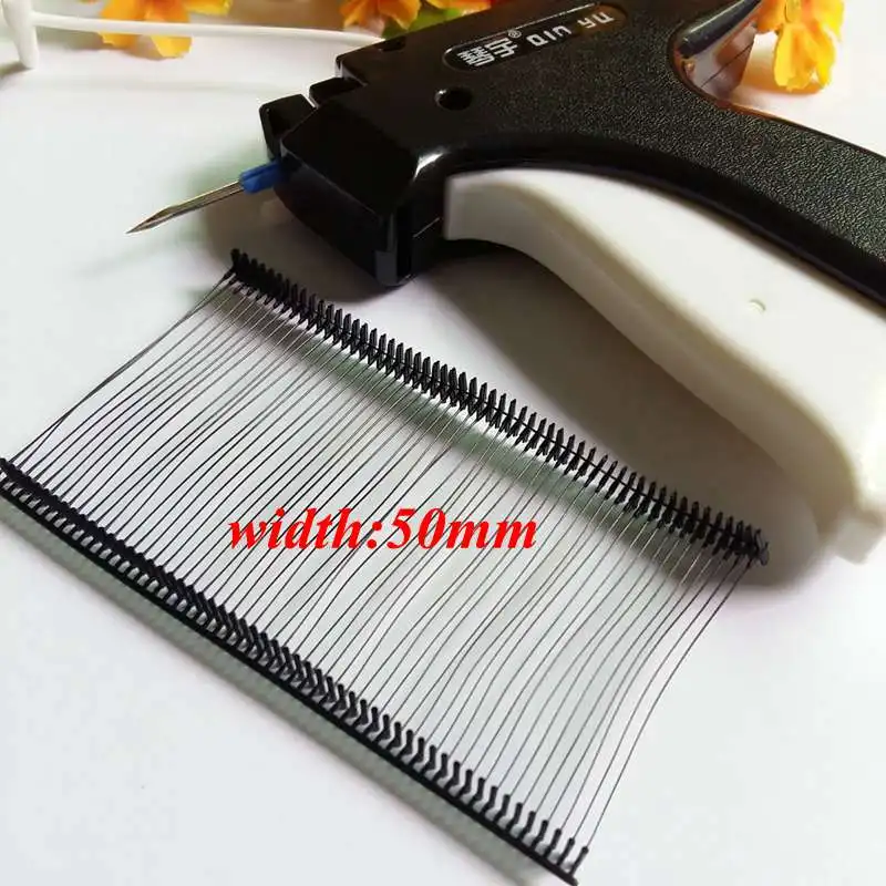

New Set of 2000 50mm Black Barbs + 1 pcs Label Tagging Tag Gun Clothes swing tags gun tool sets