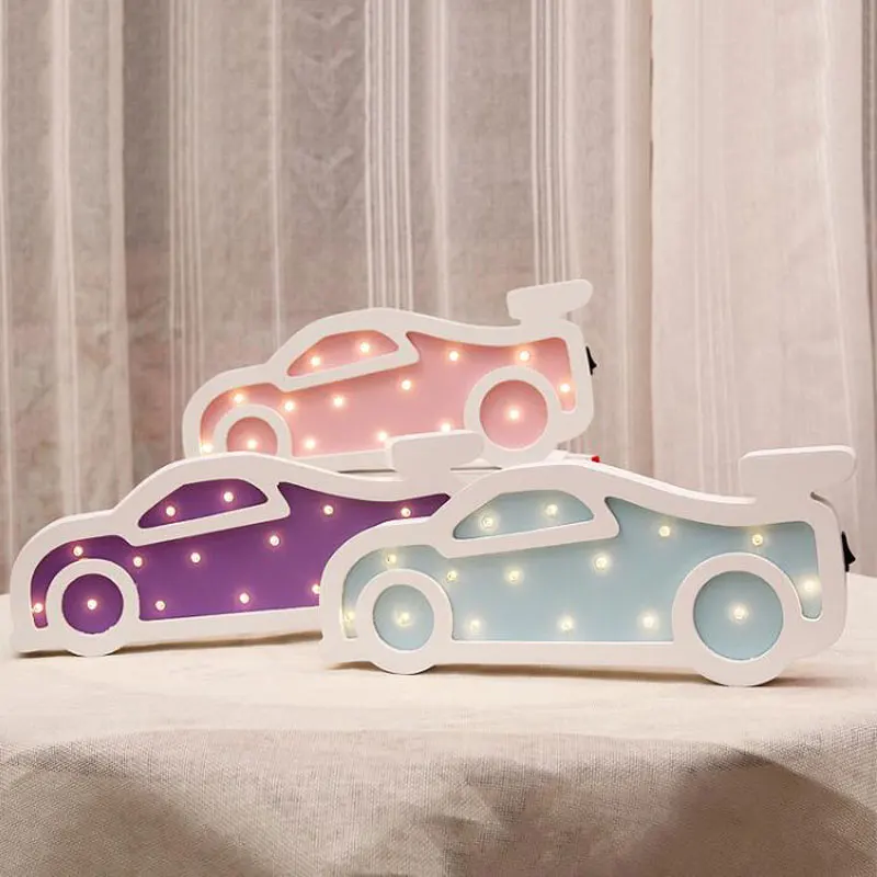 Мальчик Дети комнаты декор ночник розовый синий фиолетовый цвет кварто Infantil