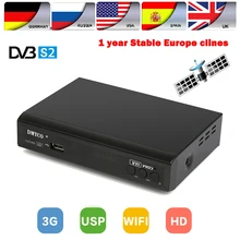 1 Year Europe Clines Latest Satelliter Receiver V9S PRO Receptor DVB S2 TV BOX Full HD