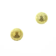 2Pcs/Set 4.5cm Gold Metal Relief and Deep Tissue Magnetic Hand Massager Roller Ball
