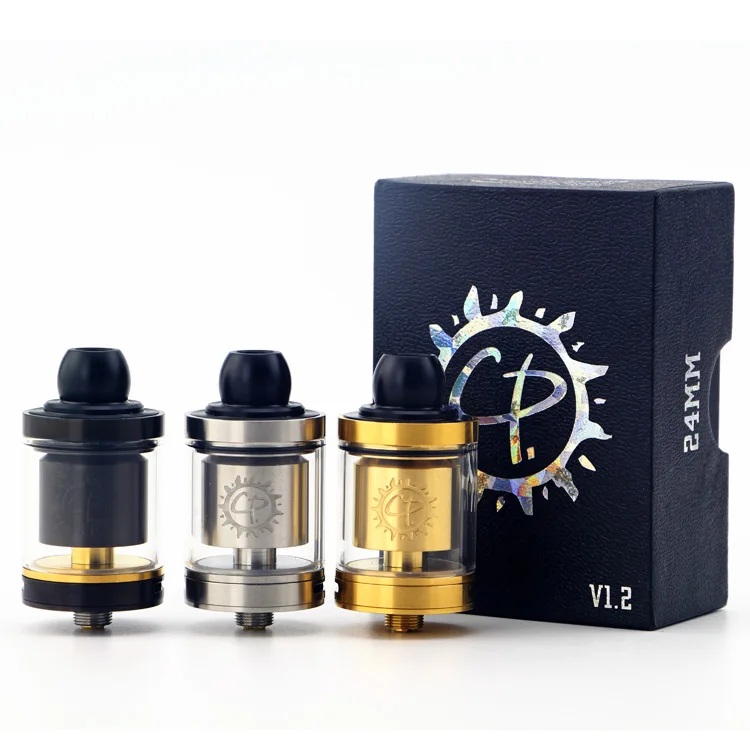 

100% Original Advken CP 24mm RDTA atomizer 510 tank vape pen rebuildable dripping tank electronic cigarrate fit box mod