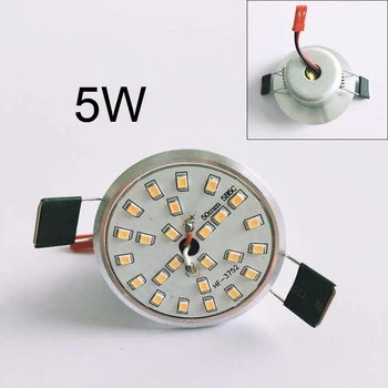 

Ceiling light fittings 220V 5W LED downlights embedded in the ceiling of warm white cool white LED ceiling light
