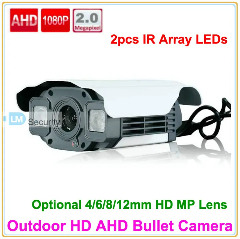 Lihmsek горячая Распродажа HD AHD цилиндрическая ИК Водонепроницаемая камера 2MP 1080P с