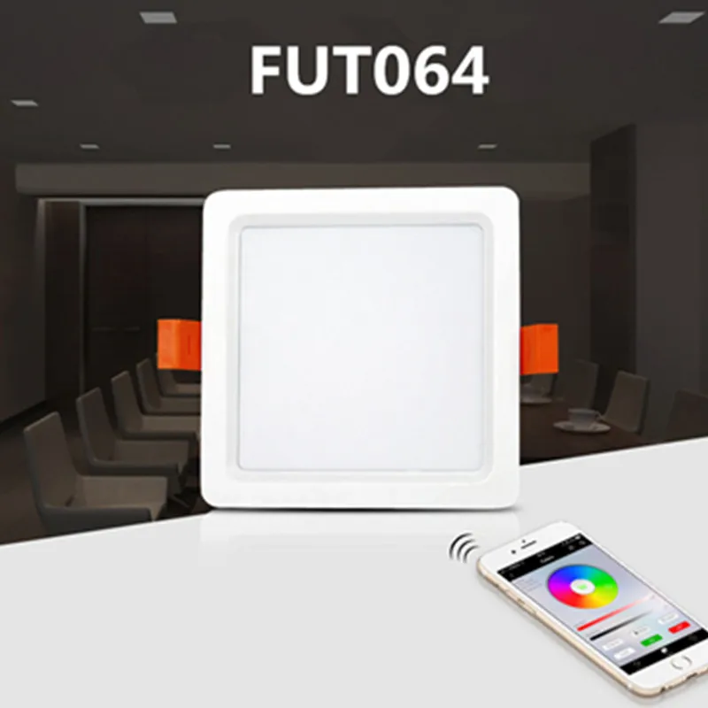 Milight FUT062/FUT063/FUT066/FUT068/FUT069 светодиодный потолочный AC110V 220 V 6 Вт/9 Вт/12 Вт/15 Вт/18 Вт RGB+ CCT светодиодный светильник с регулируемой яркостью
