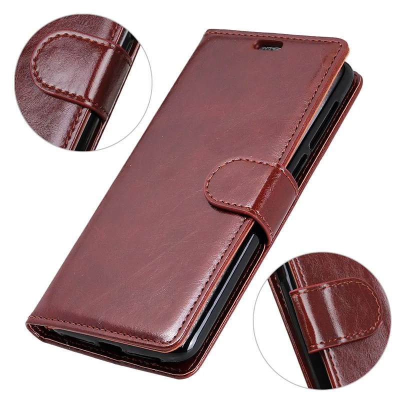 For Huawei Mate20 Pro Case Leather Crazy Horse Pattern Phone Bags Cover Case For Huawei Mate20 Pro Flip Cases Retro Card Wallet (5)