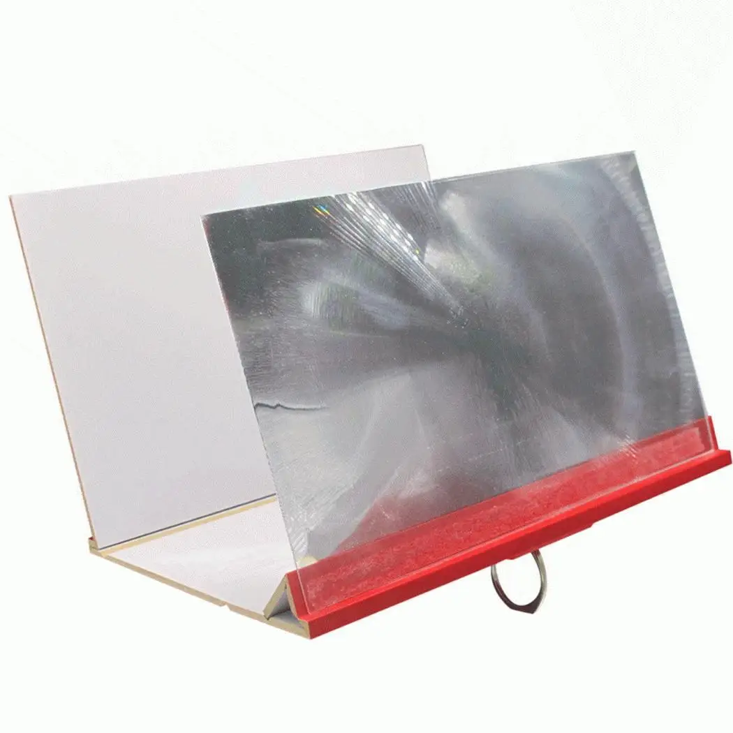 

3D Phone Screen Magnifier Stereoscopic HD Video Amplifying Desktop Foldable Bracket Holder Magnifying Glass